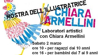 Laboratori per bambini legati alla mostra dell'illustratrice Chiara Armellini. 